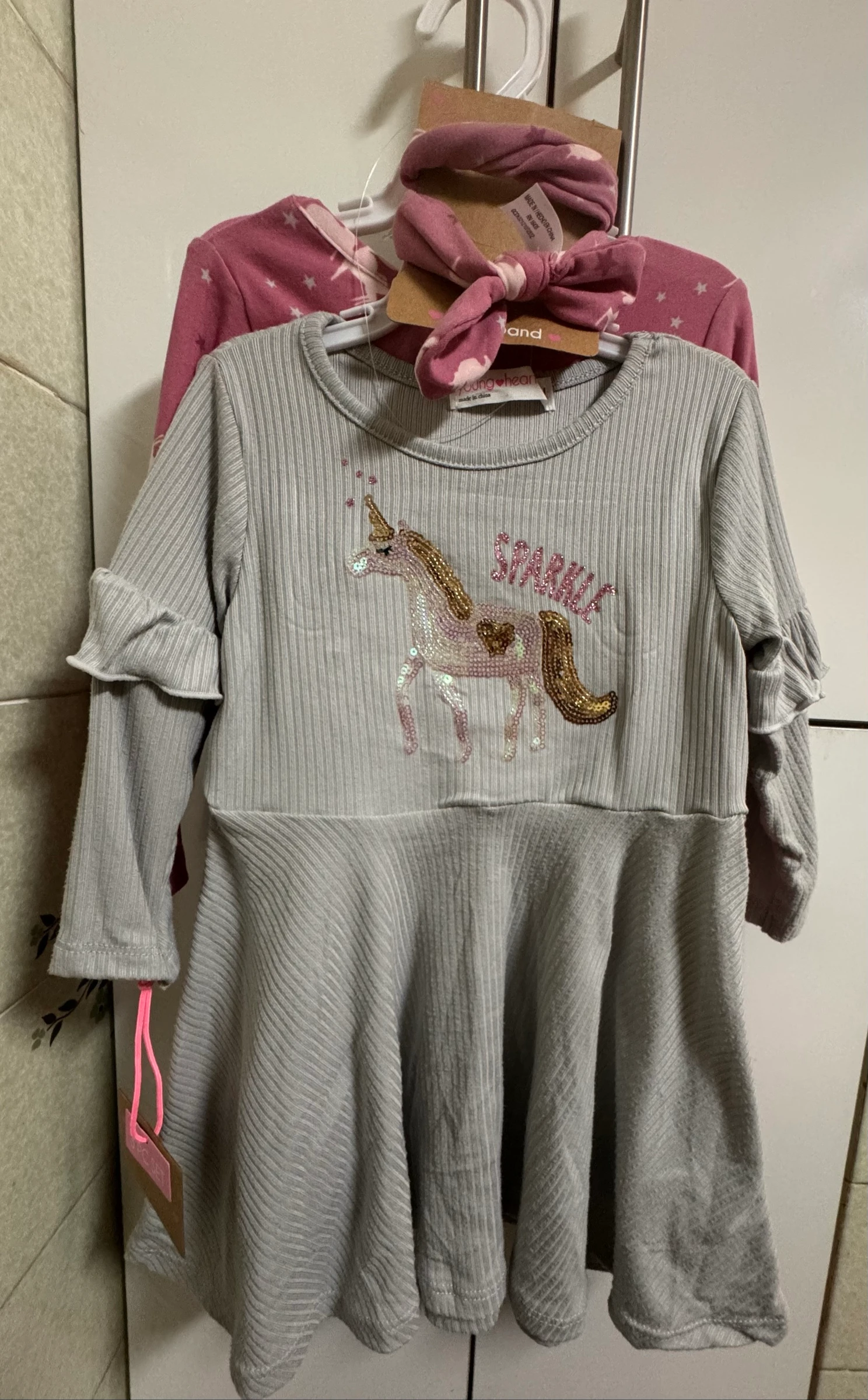 Conjunto 3 piezas para niña 24 meses